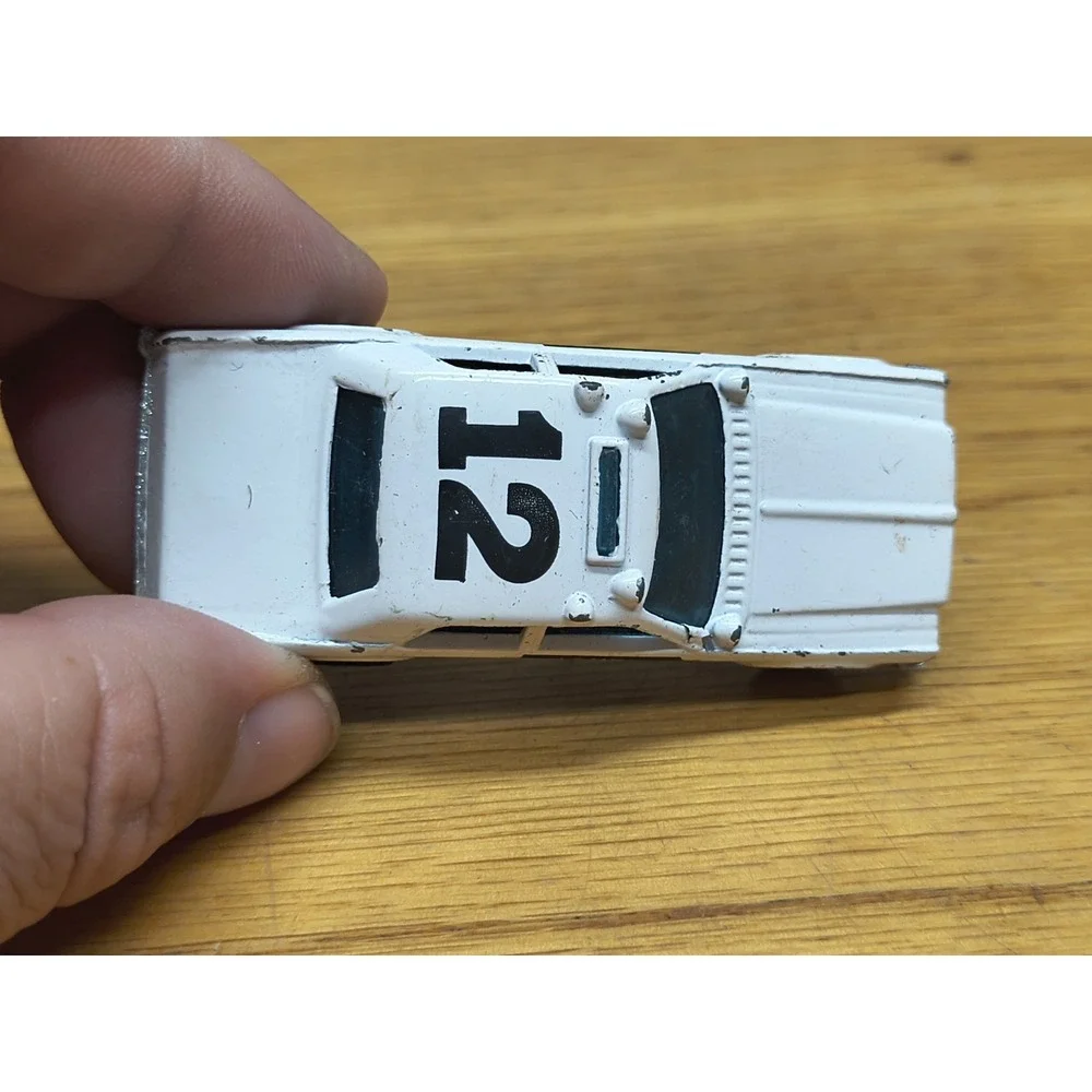 Vintage‎ Hot Wheels White Highway Patrol Police Car #12 1977 HONG KONG